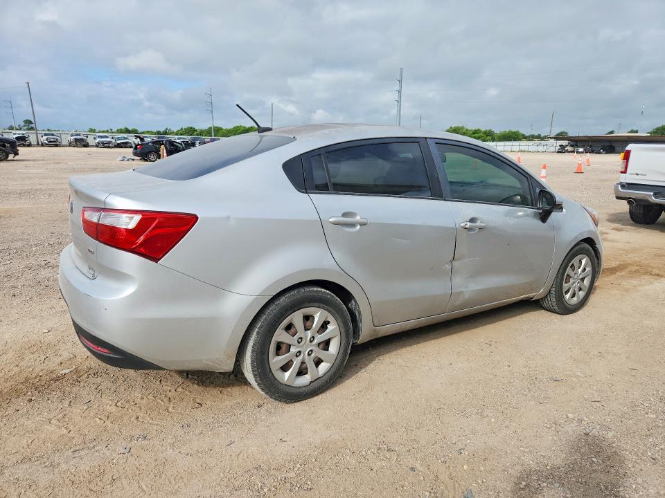 2013 Kia Rio VIN KNADM4A35D6281315 COPART salvage auction — SIDE, Tx - Salvage Vehicle Title, sold $1,200 on 2026-07-08 (photo 3)