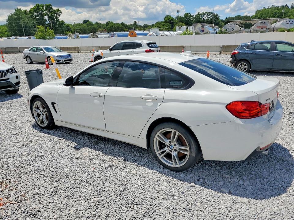 2015 BMW 4er VIN WBA4B3C5XFD669668 COPART salvage auction — MECHANICAL, Oh - Certificate Of Title, sold $3,000 on 2026-07-08 (photo 2)