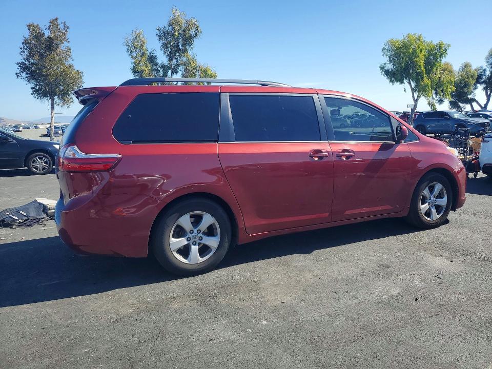 2015 Toyota Sienna VIN 5TDKK3DC8FS535110 COPART salvage auction — FRONT END, Ca - Salvage Certificate, sold $3,350 on 2026-07-13 (photo 3)