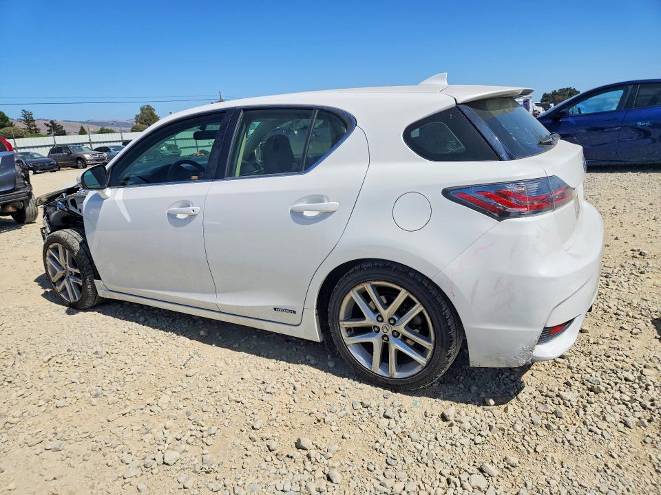 2015 Lexus Ct VIN JTHKD5BHXF2237376 COPART salvage auction — FRONT END, Ca - Salvage Certificate, sold $3,950 on 2026-07-02 (photo 2)