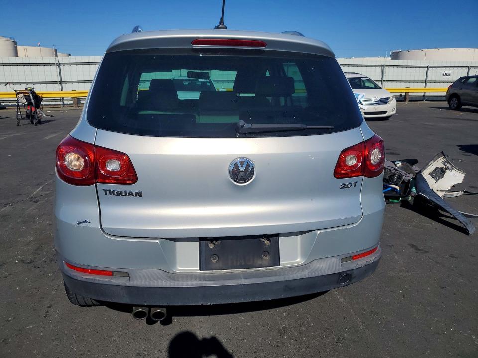 2011 Volkswagen Tiguan VIN WVGAV7AX7BW502929 COPART salvage auction — FRONT END, Ca - Salvage Certificate, sold $1,150 on 2026-08-03 (photo 6)