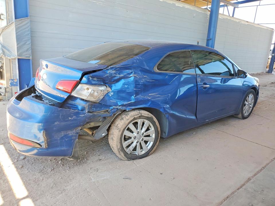 2014 Kia Forte VIN KNAFX6A83E5240678 COPART salvage auction — REAR END, Az - Cert Of Title - Salvage, sold $1,300 on 2026-07-16 (photo 3)