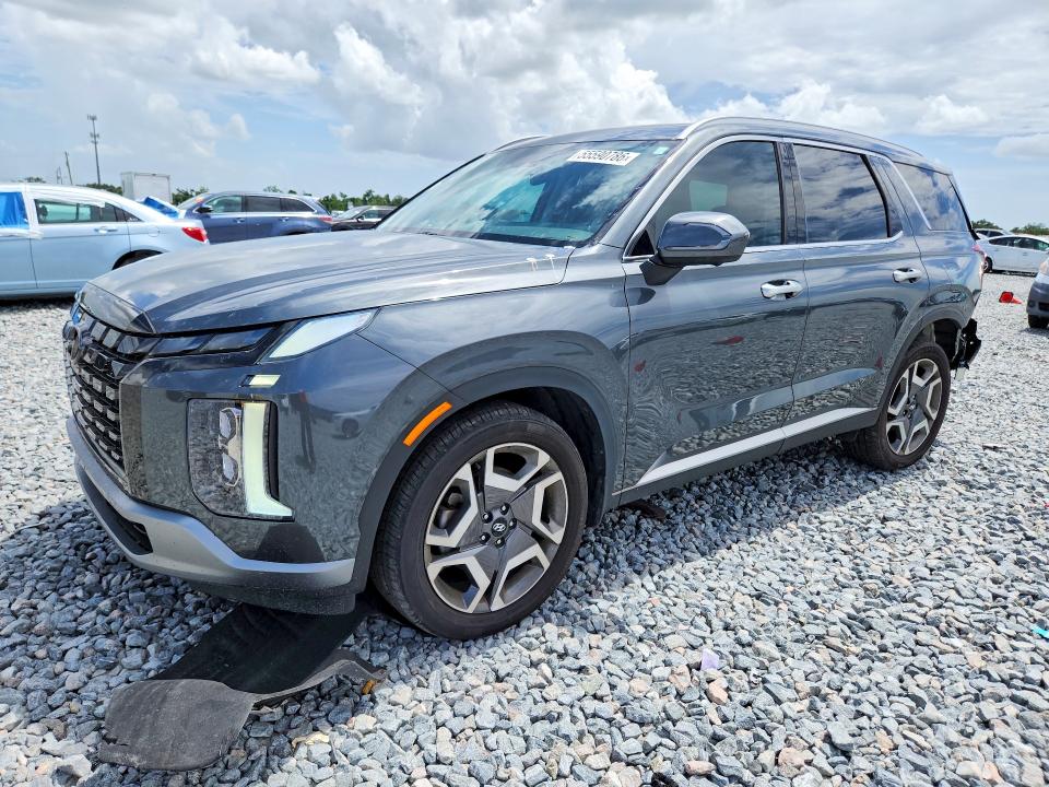2023 Hyundai Palisade VIN KM8R44GE6PU589591 COPART salvage auction — REAR END, FL - CERT OF TITLE SLVG REBUILDABLE, sold $12,700 on 2026-07-07 (photo 1)