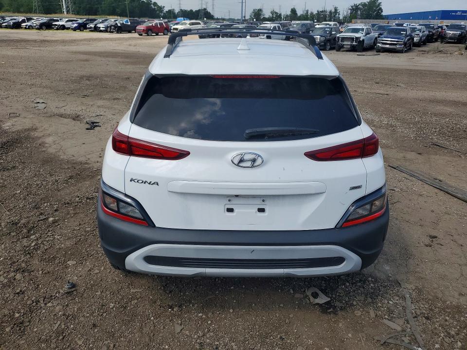 2023 Hyundai Kona VIN KM8K6CAB4PU022445 COPART salvage auction — FRONT END, MI - CERTIFICATE OF TITLE, sold $4,100 on 2026-07-09 (photo 6)