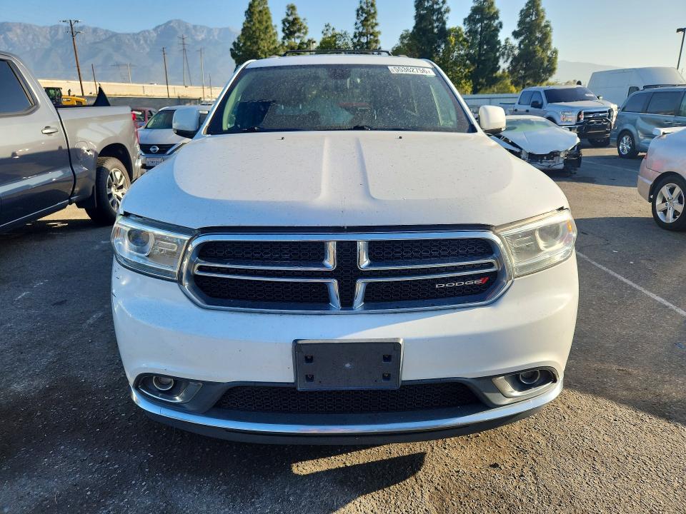 2014 Dodge Durango VIN 1C4RDJDG9EC586843 COPART salvage auction — REAR END, Ca - Salvage Certificate, sold $1,100 on 2026-07-30 (photo 5)