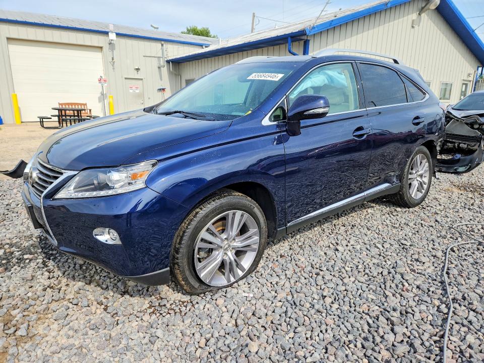 2015 Lexus Rx VIN 2T2BK1BA9FC296211 COPART salvage auction — REAR END, IL - SALVAGE CERTIFICATE, sold $8,000 on 2026-07-20 (photo 1)