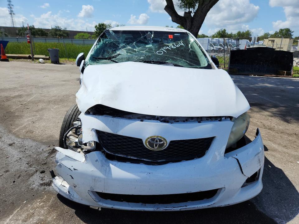 2010 Toyota Corolla VIN JTDBU4EE5AJ079864 COPART salvage auction — FRONT END, Fl - Cert Of Title Slvg Rebuildable, sold $275 on 2026-07-28 (photo 5)
