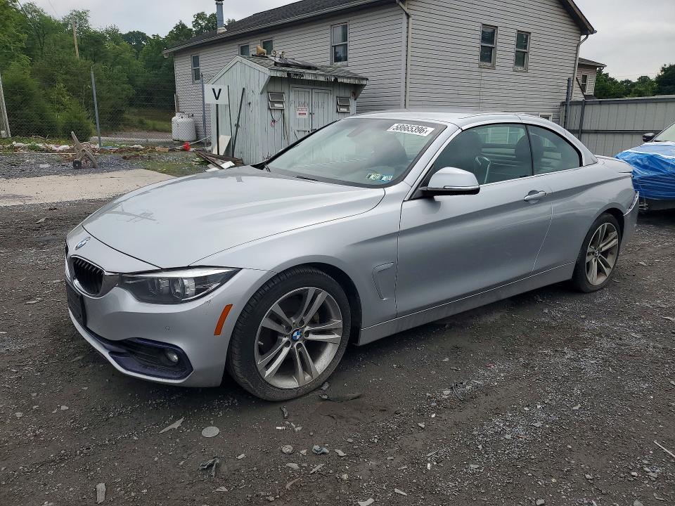 2018 BMW 4er VIN WBA4Z1C59JEC60504 COPART salvage auction — REAR END, Pa - Cert Of Title, sold $6,400 on 2026-07-23 (photo 1)