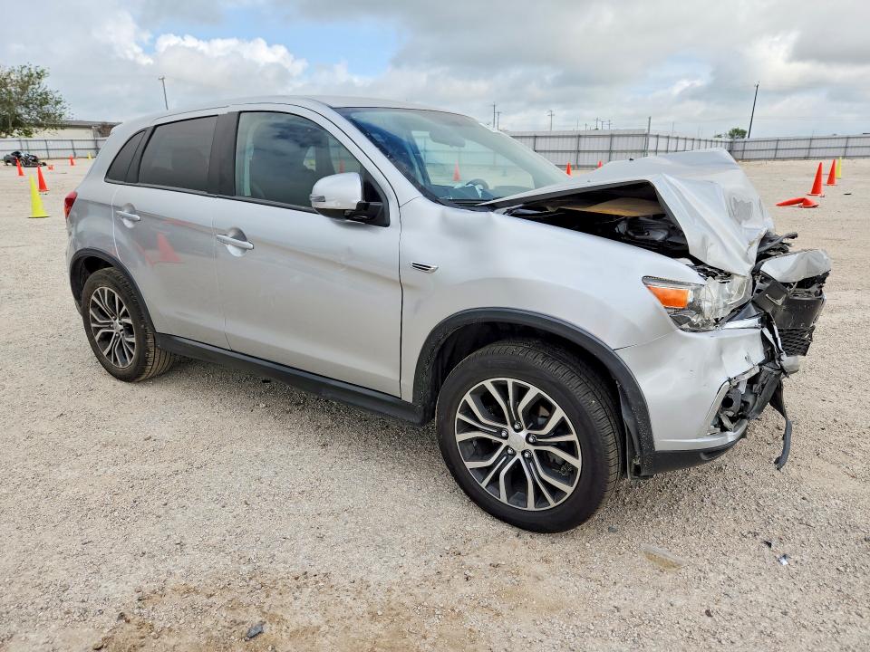 2019 Mitsubishi Outlander VIN JA4AP3AU4KU027128 COPART salvage auction — FRONT END, Tx - Salvage Vehicle Title, sold $2,400 on 2026-07-16 (photo 4)