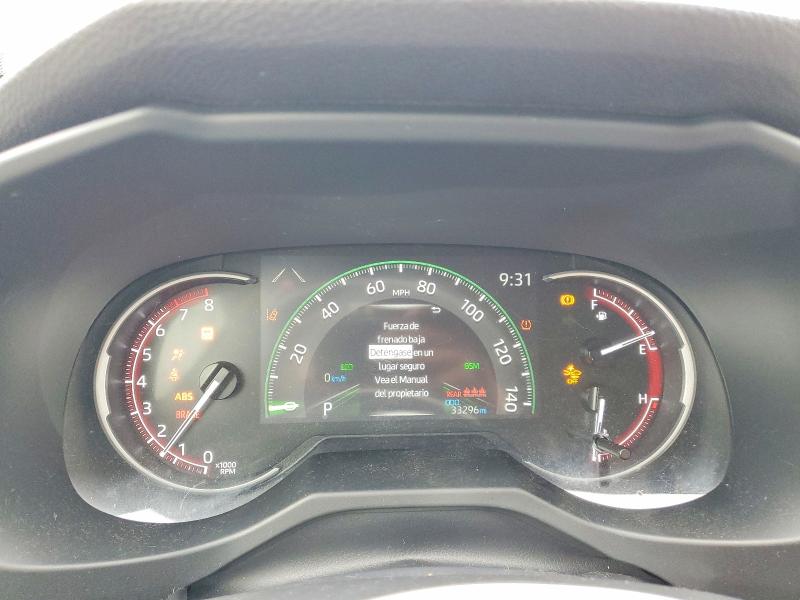 2024 Toyota Rav4 VIN JTMW1RFV9RJ026960 COPART salvage auction — FRONT END, Ca - Salvage Certificate, sold $13,800 on 2026-07-27 (photo 9)