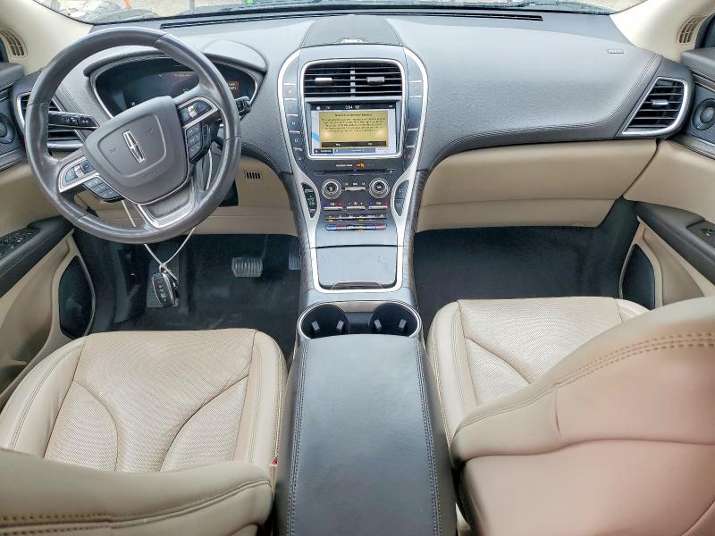 2019 Lincoln Nautilus VIN 2LMPJ8LP4KBL16375 COPART salvage auction — HAIL, IA - CERT OF TITLE-SALVAGE TITLE, sold $11,600 on 2026-07-31 (photo 8)