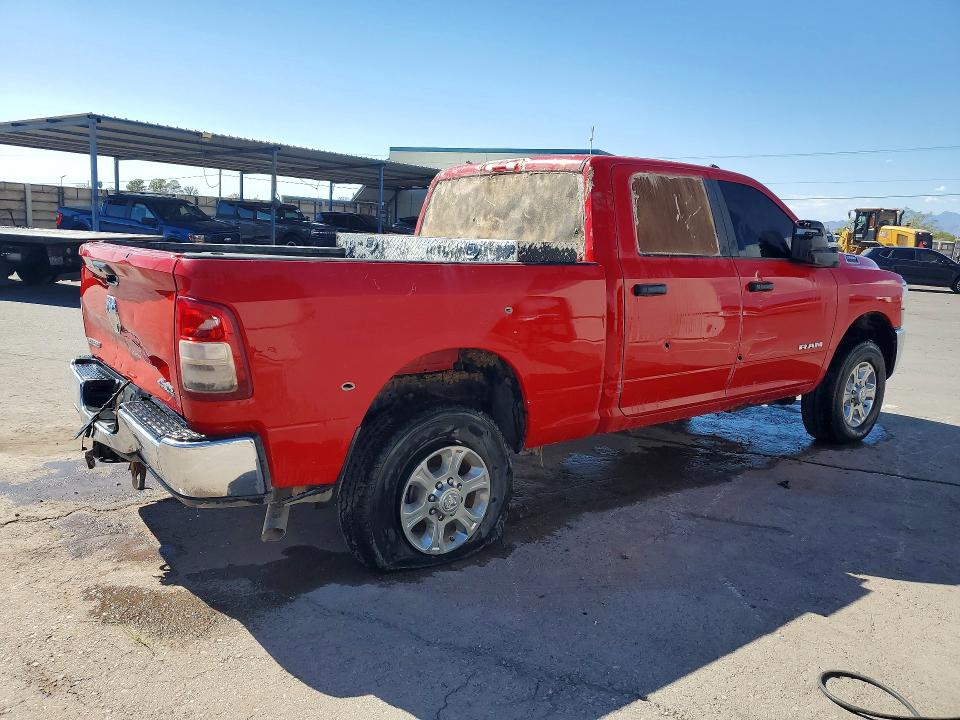 2024 Ram 2500 VIN 3C6UR5DJ0RG322788 COPART salvage auction — VANDALISM, Az - Certificate Of Title, sold $8,500 on 2026-09-09 (photo 3)