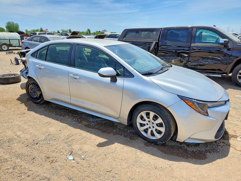2021 Toyota Corolla VIN JTDEPMAE1MJ153909 COPART salvage auction — REAR END, Il - Salvage Certificate, sold $250 on 2026-07-21 (photo 4)