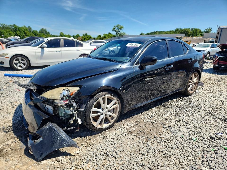 2006 Lexus Is VIN JTHBE262465007770 COPART salvage auction — FRONT END, Tx - Salvage Vehicle Title, sold $225 on 2026-07-28 (photo 1)
