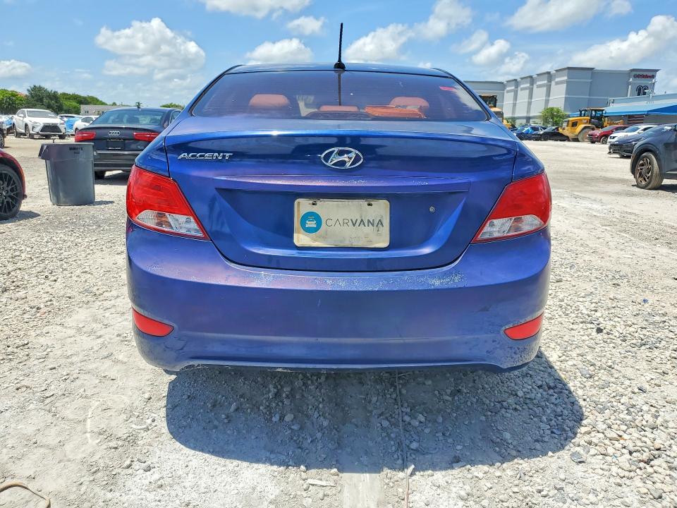 2017 Hyundai Accent VIN KMHCT4AE5HU249903 COPART salvage auction — MECHANICAL, Fl - Certificate Of Title, sold $475 on 2026-07-17 (photo 6)
