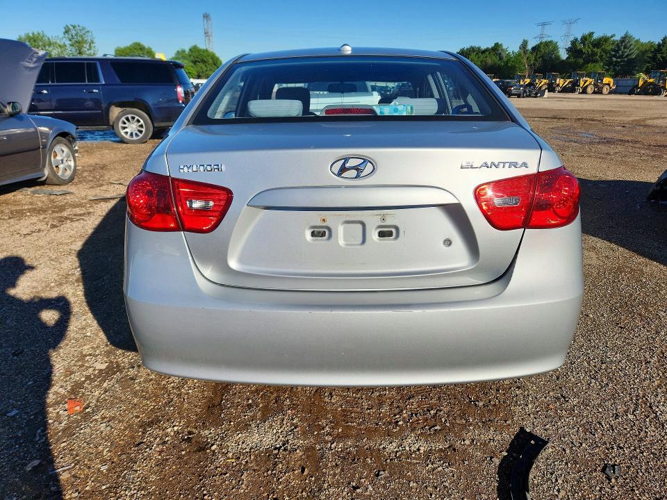 2008 Hyundai Elantra VIN KMHDU46D08U580552 COPART salvage auction — FRONT END, IL - SALVAGE CERTIFICATE, sold $850 on 2026-07-28 (photo 6)