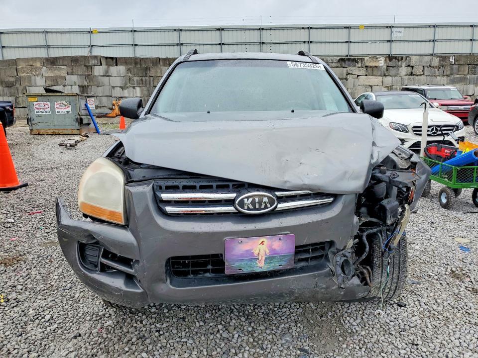 2008 Kia Sportage VIN KNDJE723487538502 COPART salvage auction — FRONT END, Oh - Cert Of Title-Salvage, sold $275 on 2026-07-31 (photo 5)