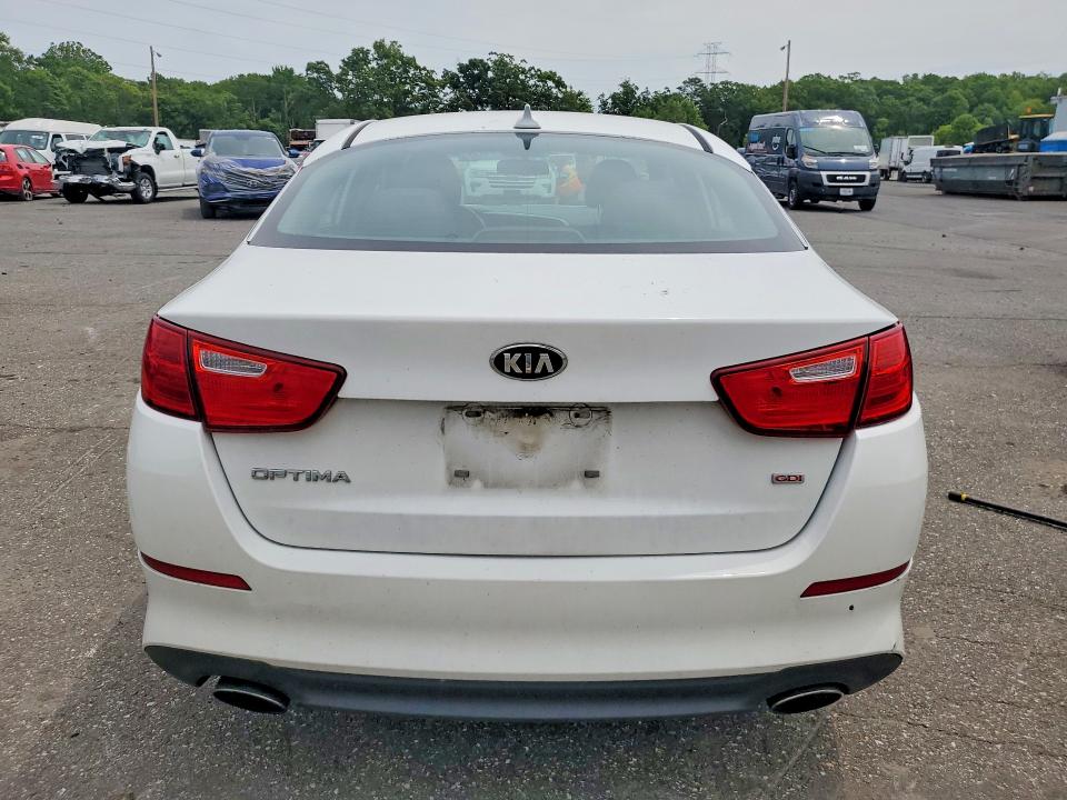 2015 Kia Optima VIN 5XXGM4A77FG440827 COPART salvage auction — MINOR DENT/SCRATCHES, Nj - Cert Of Title-Salvage, sold $800 on 2026-07-28 (photo 6)