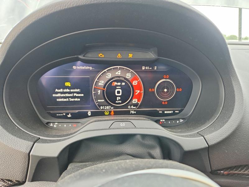 2018 Audi Rs3 VIN WUABWHFF9J1902789 COPART salvage auction — SIDE, Oh - Cert Of Title-Salvage, sold $16,300 on 2026-07-24 (photo 9)