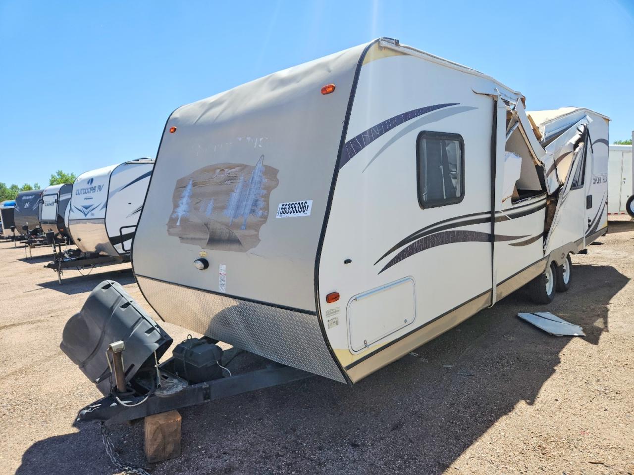 2014 Venture Sport Trek VIN 4EZT12724E8065955 COPART salvage auction — Top/Roof, CO - PUBLIC - SALVAGE TITLE, sold $25 on 2026-07-02 (photo 2)