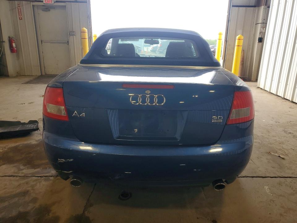 2005 Audi A4 quattro VIN WAUDT48H25K006157 COPART salvage auction — FRONT END, Pa - Certificate Of Salvage, sold $400 on 2026-07-02 (photo 6)