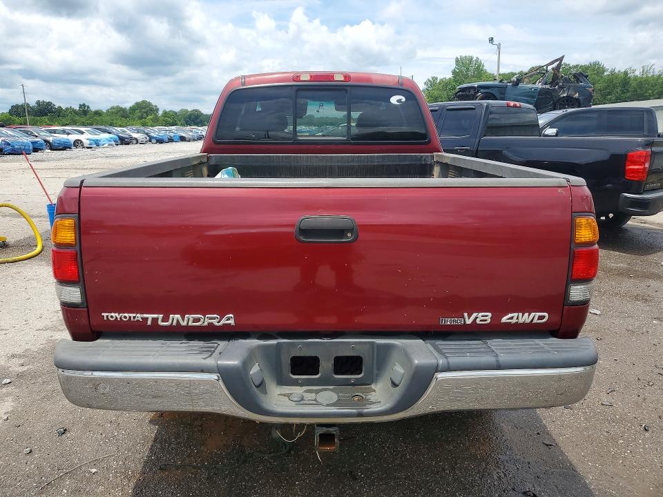 2001 Toyota Tundra VIN 5TBBT48171S192402 COPART salvage auction — FRONT END, AL - CERT OF TITLE-SALVAGE TITLE, sold $1,550 on 2026-07-16 (photo 6)
