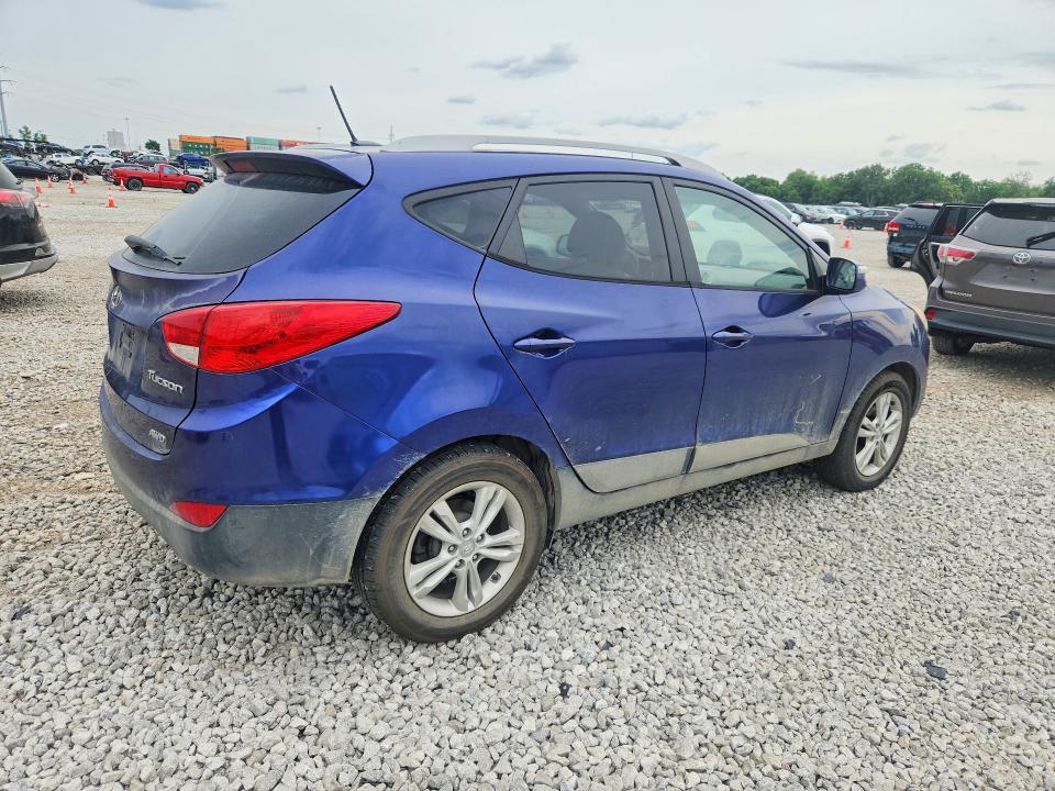 2013 Hyundai Tucson VIN KM8JUCAC5DU696349 COPART salvage auction — MECHANICAL, Oh - Certificate Of Title, sold $1,200 on 2026-07-09 (photo 3)
