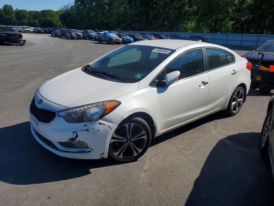 2016 Kia Forte VIN KNAFX4A80G5491066 COPART salvage auction — VANDALISM, NJ - CERT OF TITLE-SALVAGE, sold $1,100 on 2026-07-28 (photo 1)