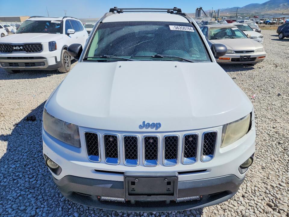 2014 Jeep Compass VIN 1C4NJDBB4ED567532 COPART salvage auction — REAR END, Ut - Salvage Certificate, sold $500 on 2026-07-31 (photo 5)