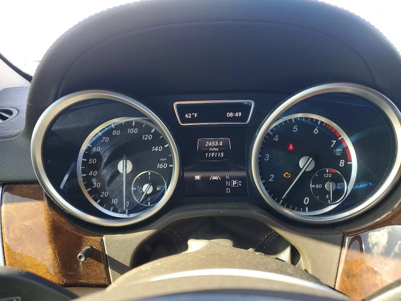 2013 Mercedes-benz Gl-klasse VIN 4JGDF7CE7DA134726 COPART salvage auction — HAIL, Oh - Cert Of Title-Salvage, sold $2,450 on 2026-07-02 (photo 9)