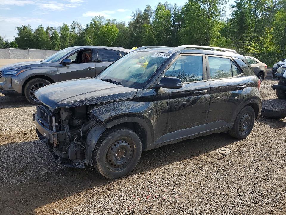 2022 Hyundai Venue VIN KMHRC8A30NU150157 COPART salvage auction — FRONT END, On - Permit No Brand - Unfit, sold $3,650 on 2026-07-07 (photo 1)