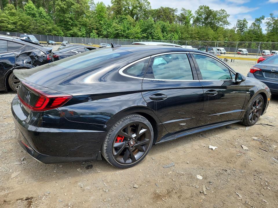2022 Hyundai Sonata VIN 5NPEK4JC3NH146449 COPART salvage auction — FRONT END, Md - Cert Of Salvage > 75% Damage, sold $250 on 2026-07-14 (photo 3)