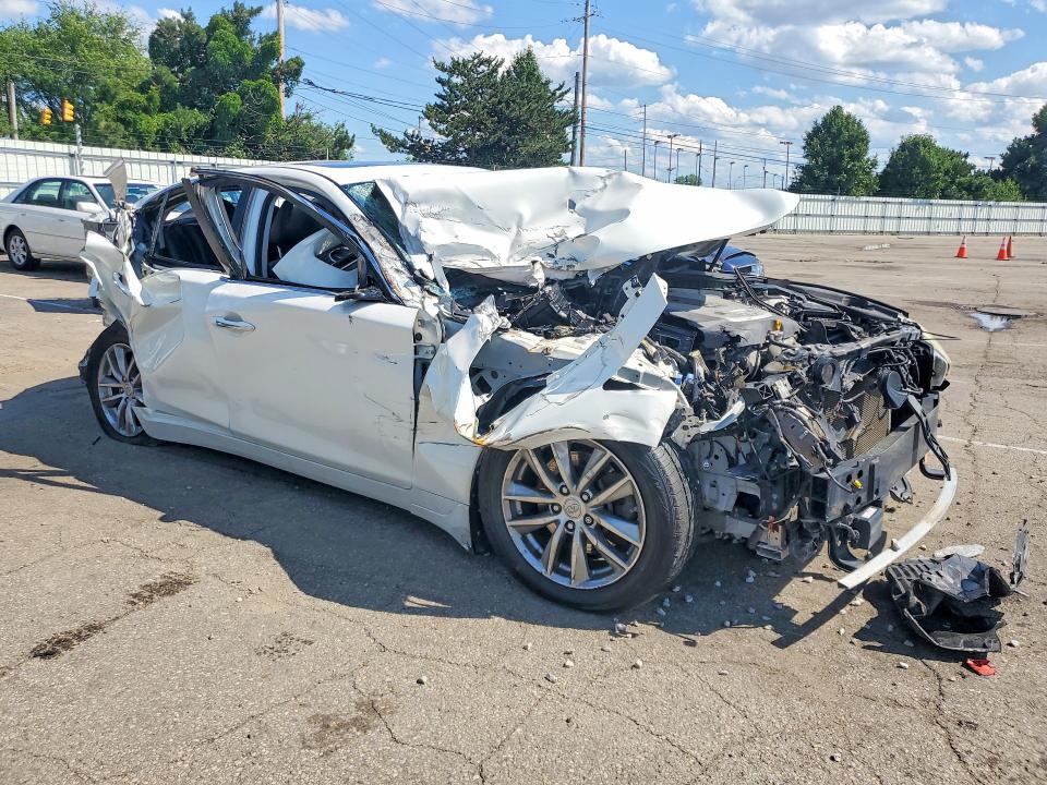 2014 Infiniti Q50 VIN JN1BV7AR3EM695349 COPART salvage auction — ALL OVER, OH - CERT OF TITLE-SALVAGE, sold $475 on 2026-07-15 (photo 4)