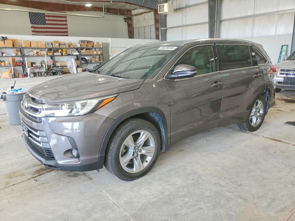 2017 Toyota Highlander VIN 5TDDZRFH9HS462459 COPART salvage auction — REAR END, Ne - Cert Of Title-Salvage, sold $10,800 on 2026-07-07 (photo 1)