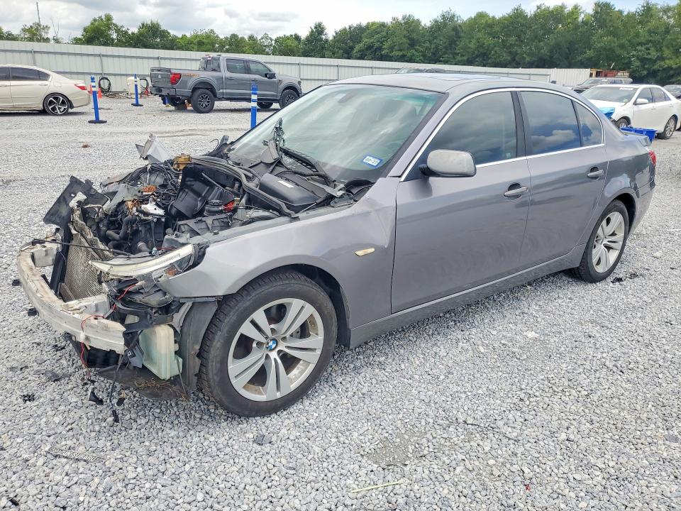 2010 BMW 5 series VIN WBANU5C52AC124489 COPART salvage auction — FRONT END, LA - CERT OF TITLE-SALVAGE, sold $100 on 2026-07-27 (photo 1)