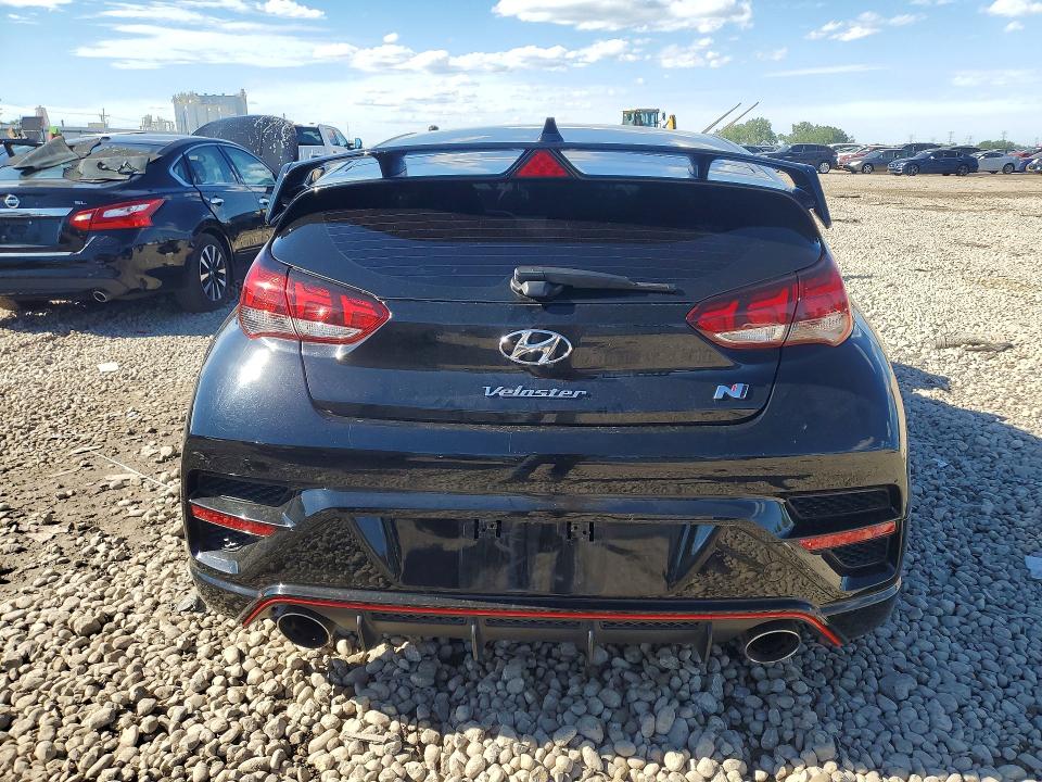 2021 Hyundai Veloster VIN KMHT36AH9MU009835 COPART salvage auction — FRONT END, Il - Salvage Certificate, sold $1,600 on 2026-07-29 (photo 6)