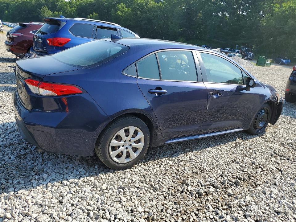 2020 Toyota Corolla VIN JTDEPRAE9LJ026126 COPART salvage auction — FRONT END, MA - CERT OF TITLE-SALVAGE, sold $4,100 on 2026-07-30 (photo 3)
