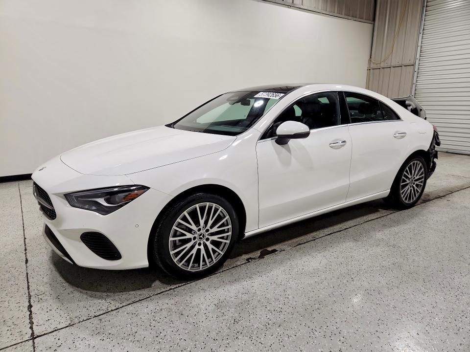 2025 Mercedes-benz Cla-class VIN W1K5J4GB6SN521978 COPART salvage auction — MECHANICAL, TX - CERTIFICATE OF TITLE, sold $15,800 on 2026-07-14 (photo 1)