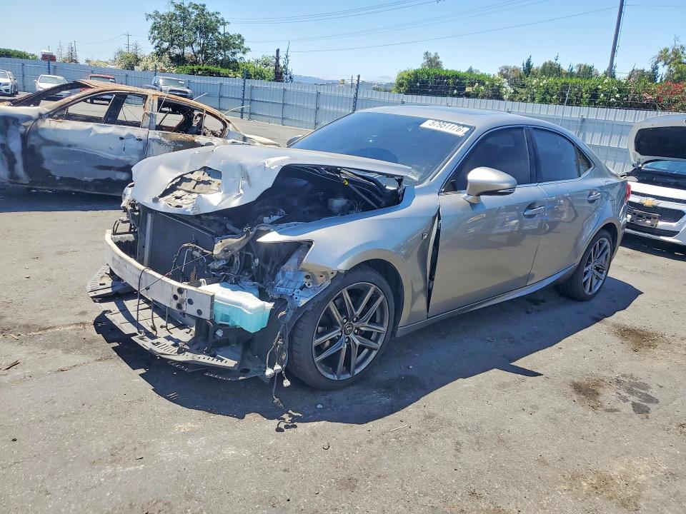 2015 Lexus Is VIN JTHBF1D26F5062179 COPART salvage auction — FRONT END, Ca - Salvage Certificate, sold $3,700 on 2026-07-14 (photo 1)