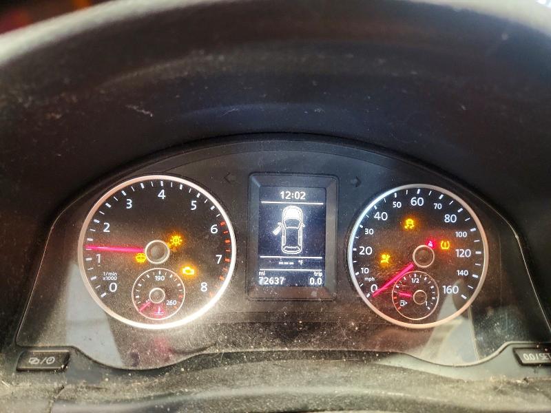 2013 Volkswagen VIN WVGCV7AX2DW523005 COPART salvage auction — FRONT END, Wi - Junked Vehicle Bill Of Sale, sold $1,150 on 2026-07-13 (photo 9)