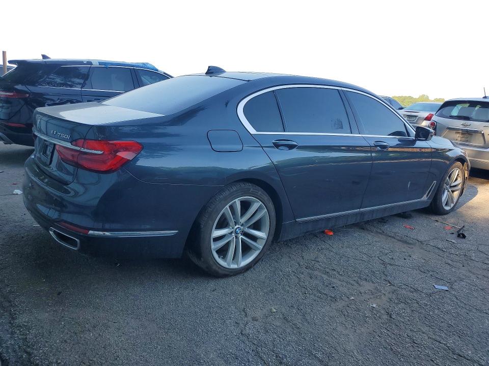 2016 BMW 7er VIN WBA7F0C51GGL99651 COPART salvage auction — SIDE, TX - CERTIFICATE OF TITLE, sold $1,500 on 2026-08-14 (photo 3)
