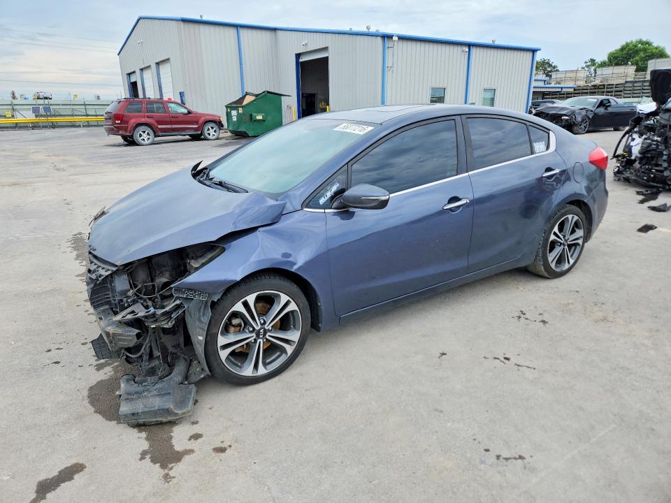 2016 Kia Forte VIN KNAFZ4A87G5489695 COPART salvage auction — FRONT END, OK - CERT OF TITLE-SALVAGE, sold $1,200 on 2026-07-17 (photo 1)