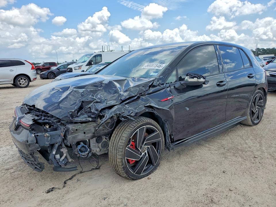 2023 Volkswagen Gti VIN WVWGA7CD2PW165106 COPART salvage auction — FRONT END, La - Cert Of Title-Salvage, sold $7,500 on 2026-07-28 (photo 1)