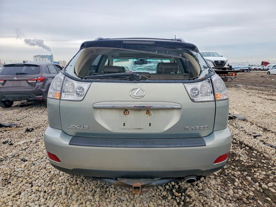 2009 Lexus Rx VIN 2T2HK31UX9C132231 COPART salvage auction — ROOF, IL - SALVAGE CERTIFICATE, sold $1,950 on 2026-07-31 (photo 6)