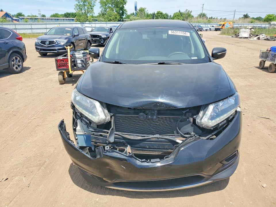 2015 Nissan Rogue VIN KNMAT2MV8FP500744 COPART salvage auction — FRONT END, Oh - Cert Of Title-Salvage, sold $2,550 on 2026-07-16 (photo 5)