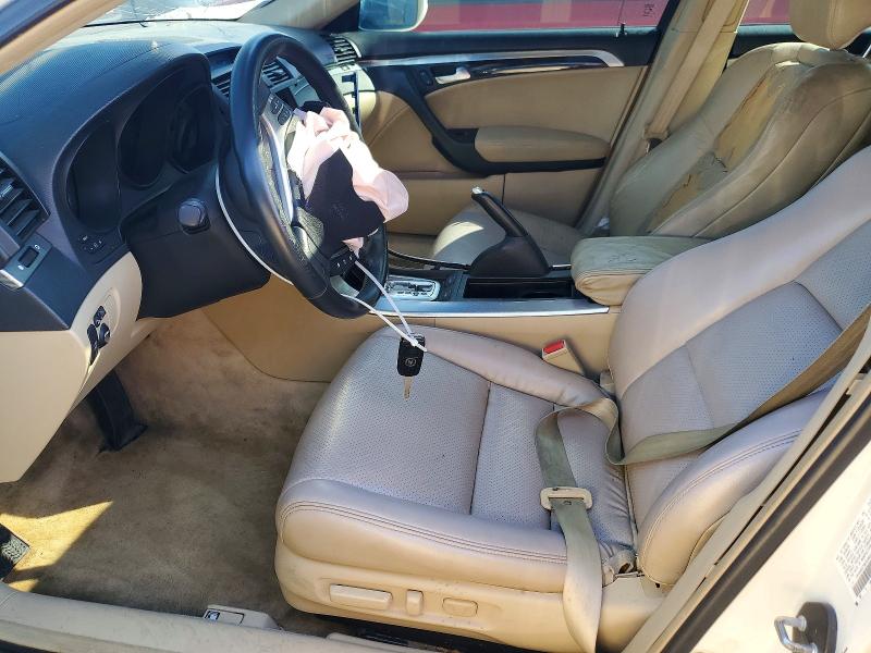 2008 Acura Tl VIN 19UUA66278A033823 COPART salvage auction — FRONT END, Pa - Cert Of Salvage-W=Flood Veh, sold $1,000 on 2026-07-06 (photo 7)