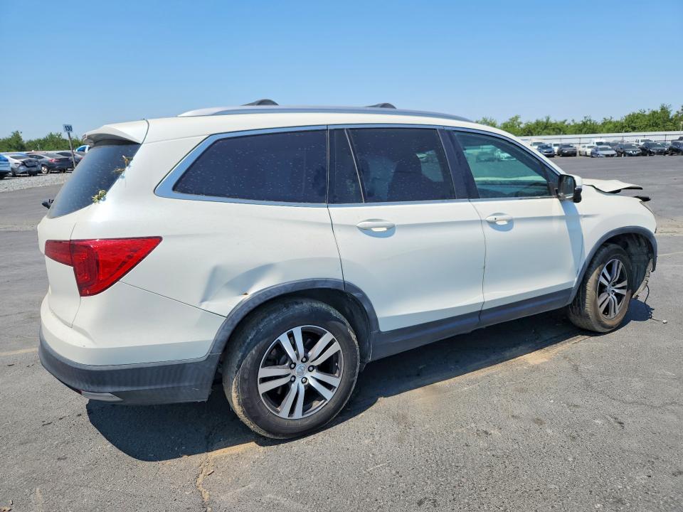 2018 Honda Pilot VIN 5FNYF5H55JB012422 COPART salvage auction — FRONT END, Ca - Salvage Certificate, sold $975 on 2026-07-09 (photo 3)