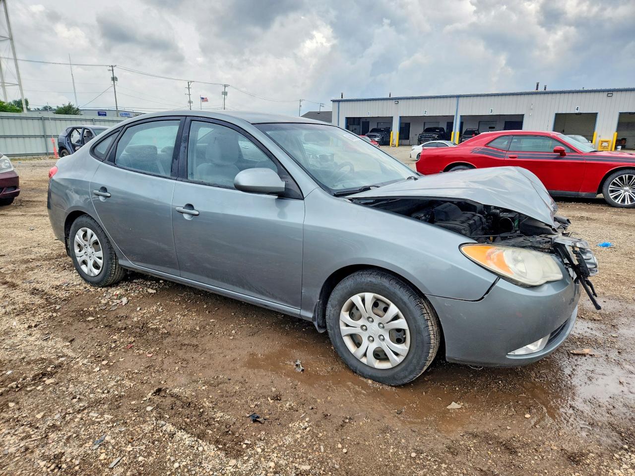 2010 Hyundai Elantra VIN KMHDU4AD3AU939745 COPART salvage auction — Front End, IL - SALVAGE CERTIFICATE, sold $400 on 2026-07-10 (photo 4)