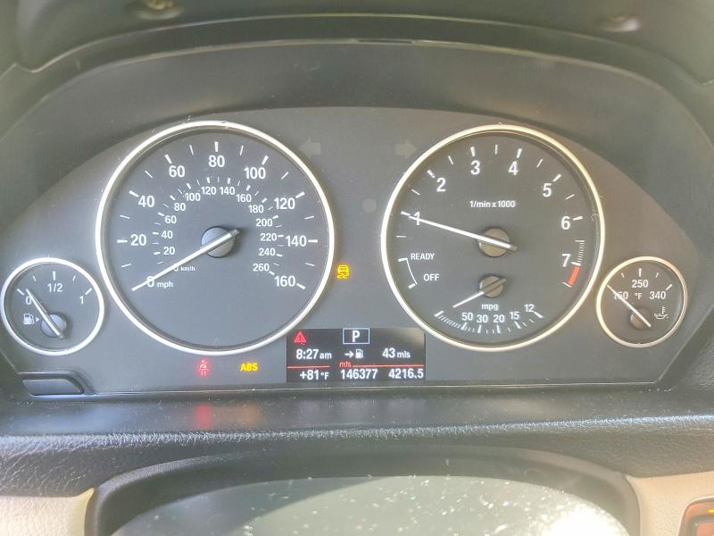 2013 BMW 3er VIN WBA3A5C59DF358535 COPART salvage auction — FRONT END, Fl - Cert Of Title Slvg Rebuildable, sold $775 on 2026-08-17 (photo 9)