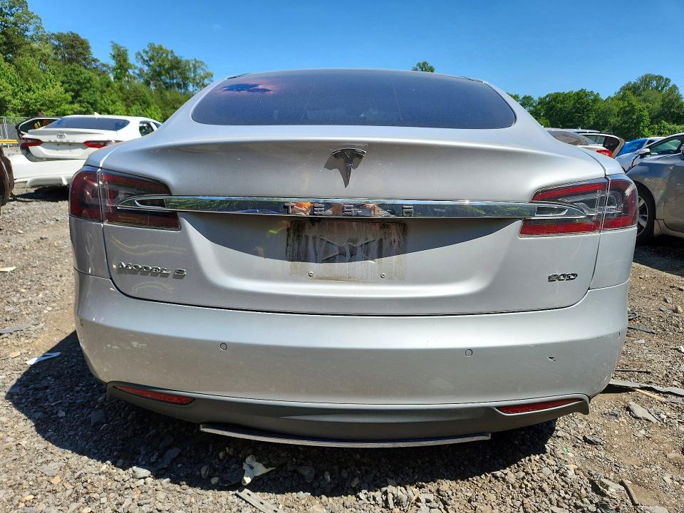 2015 Tesla Model s VIN 5YJSA1E24FF113451 COPART salvage auction — FRONT END, Md - Cert Of Salvage > 75% Damage, sold $1,600 on 2026-07-28 (photo 6)